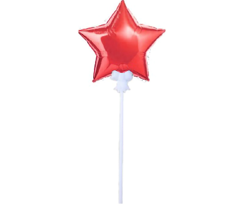 11cm錫箔星型紅色自動充氣氣球