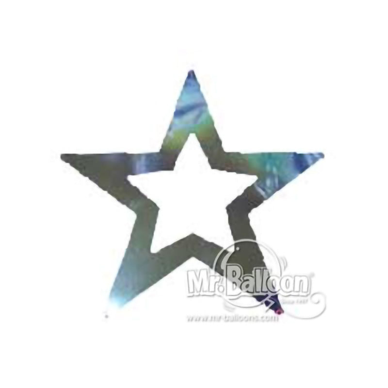 15cm中空星星片銀色