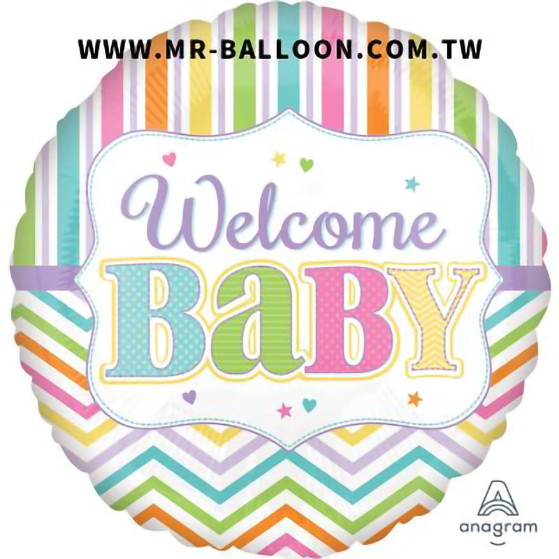 18吋歡迎~小寶貝45cm | 新生兒歡迎氣球 | Mr. Balloon