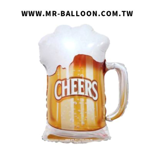 29吋啤酒杯73cm 美食造型錫箔氣球 氣球先生 適合生日派對 兒童派對 主題派對 美食派對 新竹宜蘭氣球專賣店 派對佈置 氣球裝飾
