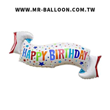 38吋生日橫幅97cm | 醒目橫幅佈置 | Mr. Balloon