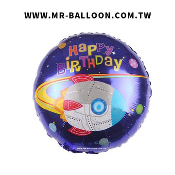 18吋太空船生日爆破 45cm