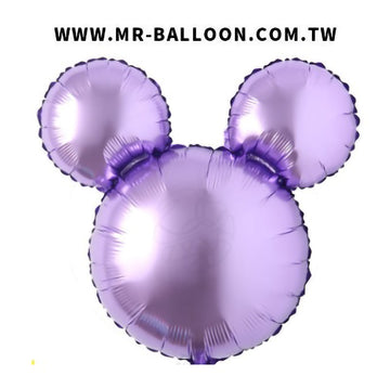 25吋淺紫色米奇頭63cm