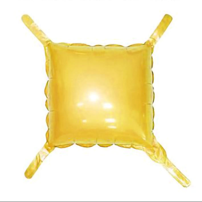 12吋/30cm霧金色方型氣球 | 氣球先生 Mr. Balloon | 適合生日派對、婚禮佈置、開幕誌慶 | 經典方形造型 | 新竹氣球專賣店