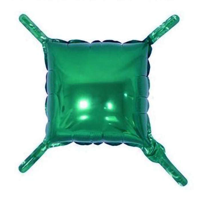 12吋/30cm綠色方型氣球 | 氣球先生 Mr. Balloon | 適合生日派對、婚禮佈置、開幕誌慶 | 經典方形造型 | 新竹氣球專賣店