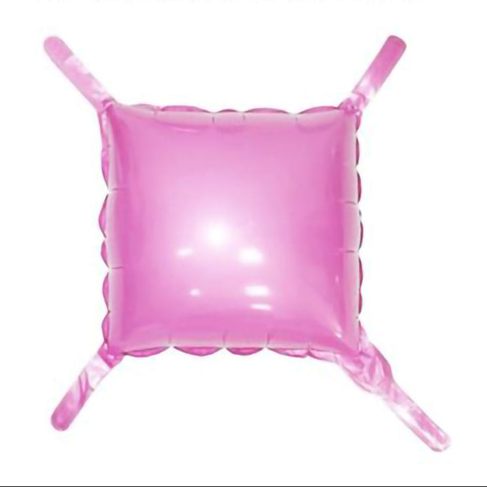 12吋/30cm粉嫩色方型氣球 | 氣球先生 Mr. Balloon | 適合生日派對、婚禮佈置、開幕誌慶 | 經典方形造型 | 新竹氣球專賣店
