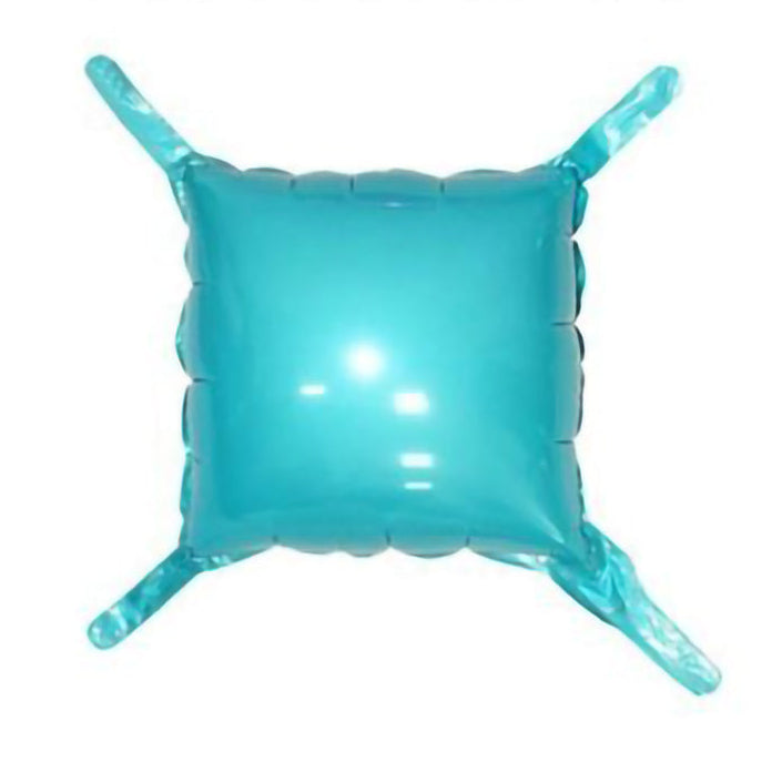 12吋/30cm蒂芬妮藍色方型氣球 | 氣球先生 Mr. Balloon | 適合生日派對、婚禮佈置、開幕誌慶 | 經典方形造型 | 新竹氣球專賣店