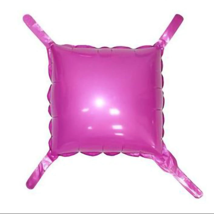 12吋/30cm玫粉色方型氣球 | 氣球先生 Mr. Balloon | 適合生日派對、婚禮佈置、開幕誌慶 | 經典方形造型 | 新竹氣球專賣店