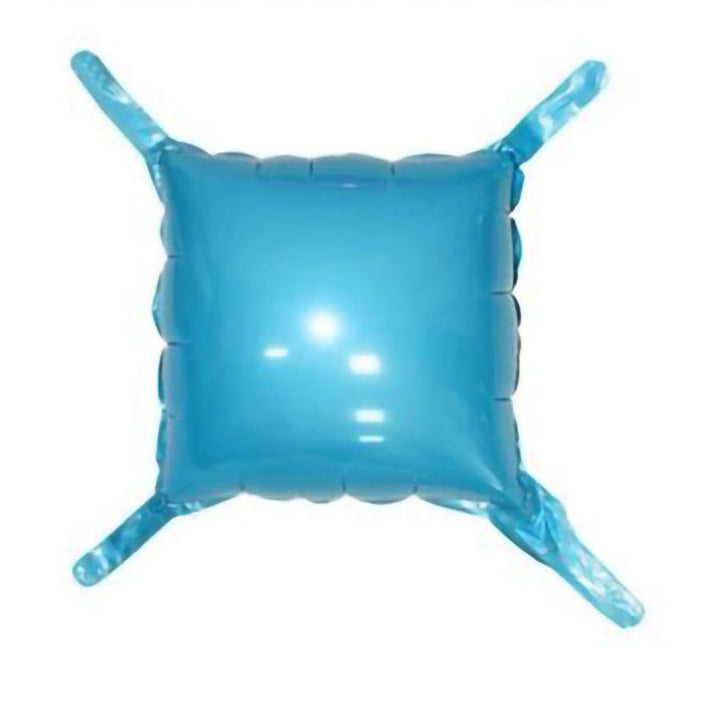 12吋/30cm淺藍色方型氣球 | 氣球先生 Mr. Balloon | 適合生日派對、婚禮佈置、開幕誌慶 | 經典方形造型 | 新竹氣球專賣店