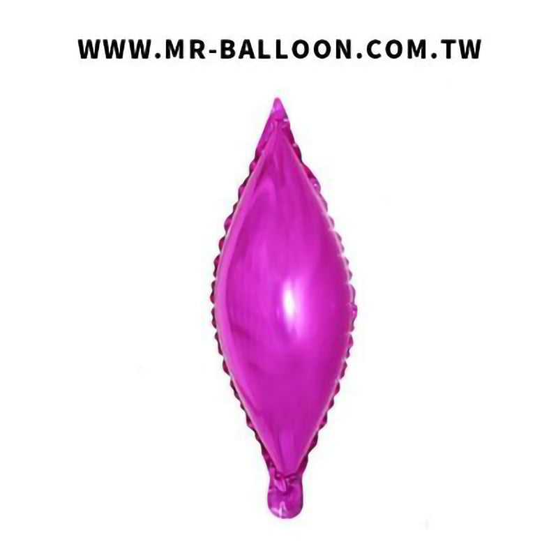 20吋/50cm橄欖葉桃紅 | 氣球先生 Mr. Balloon | 適合熱帶派對、夏日派對、森林主題佈置 | 葉子造型氣球 | 新竹氣球專賣店