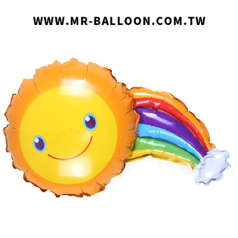 36吋可愛太陽彩虹雲92cm | 太陽彩虹組合 | Mr. Balloon