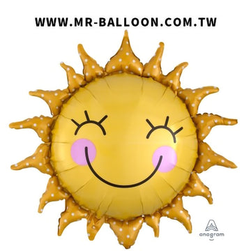 29吋腮紅太陽74cm | 可愛腮紅太陽 | Mr. Balloon