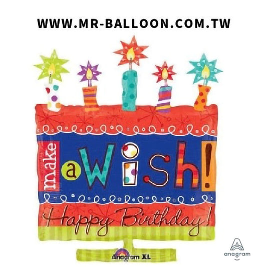 34吋許願蛋糕87cm | 許願祝福蛋糕 | Mr. Balloon