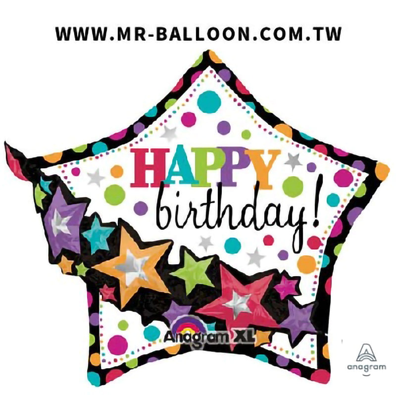 28吋3D環繞生日派對星69CM | 立體派對星 | Mr. Balloon