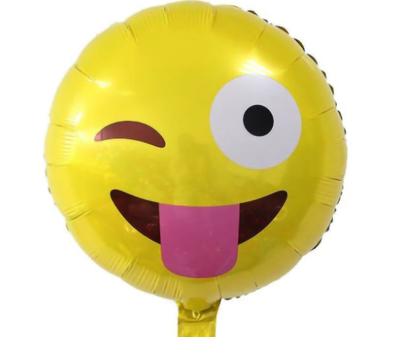 18吋調皮表情45cm 錫箔氣球 - MR.Balloon 氣球先生