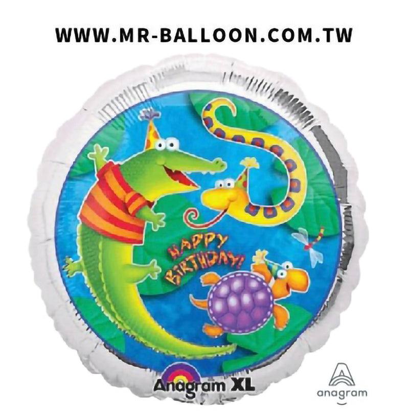 18吋森林動物慶生會45cm | 森林動物派對 | Mr. Balloon