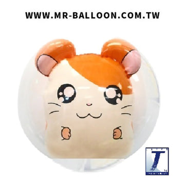 22吋日本泡泡球2層哈姆太郎55cm | 可愛哈姆太郎 | Mr. Balloon