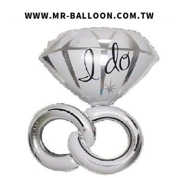 36吋結婚對戒90cm | 婚禮象徵永恆 | Mr. Balloon