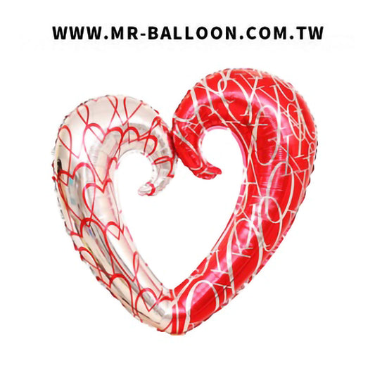 40吋愛情勾勾心100cm