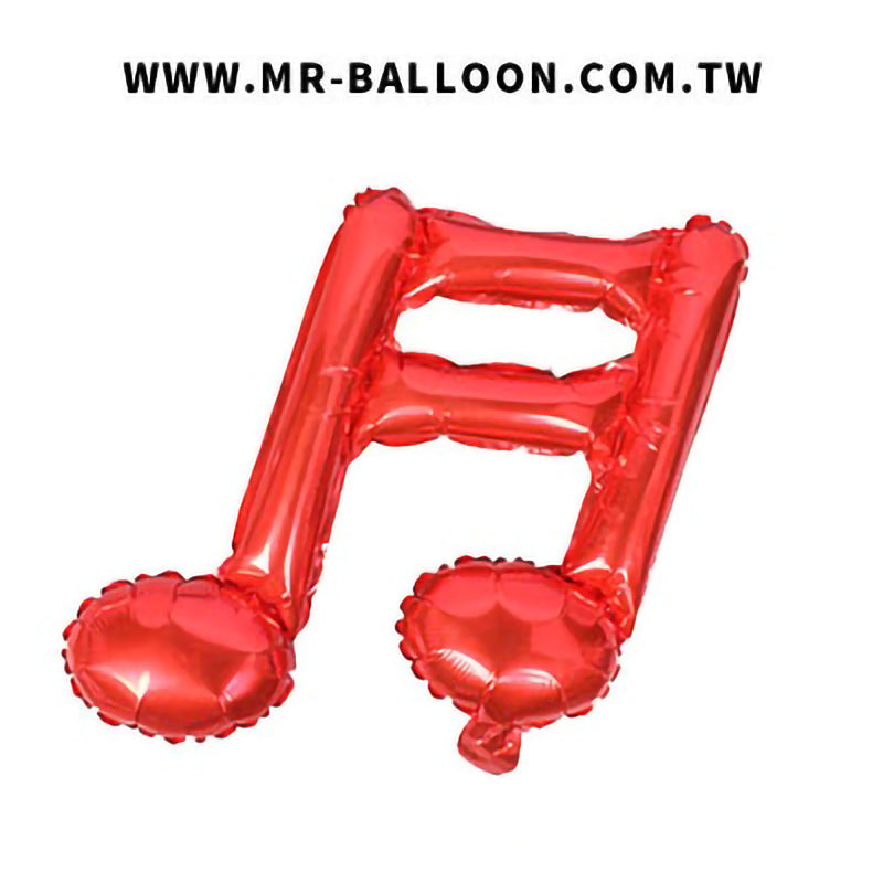 18吋雙音符-紅45cm
