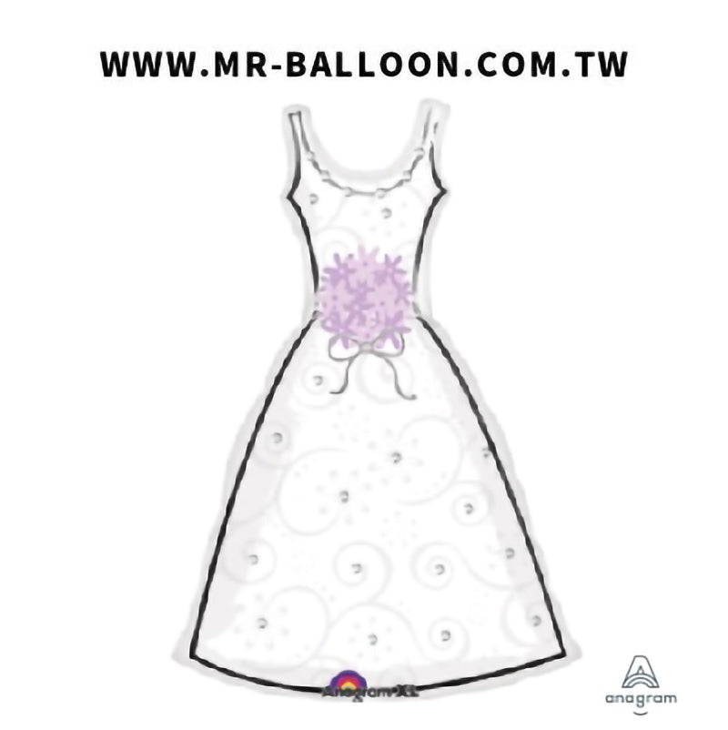 36吋婚紗禮服91cm | 夢幻新娘氣質 | Mr. Balloon
