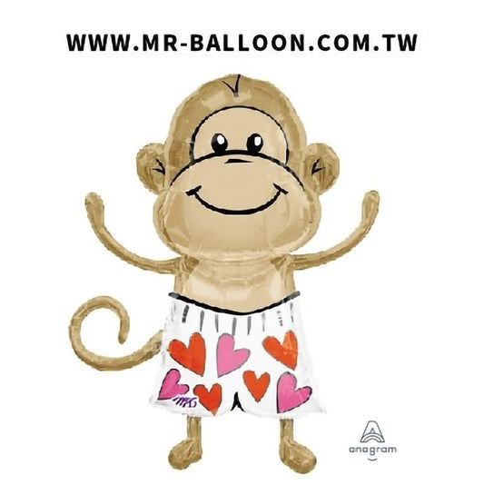 33吋愛心猴84cm