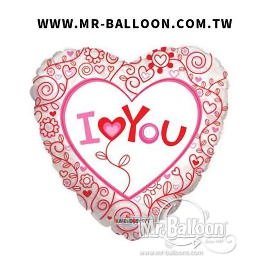 18吋愛的花朵45cm