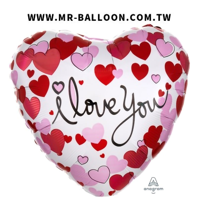 18吋充滿愛的心45cm
