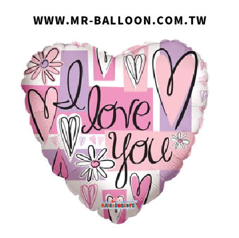 18吋粉彩我的愛45cm