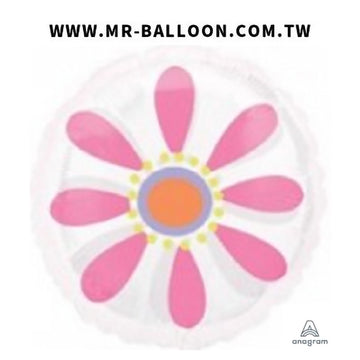 18吋透明粉雛菊45cm