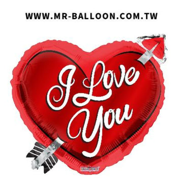 19吋一箭穿心我愛你49cm