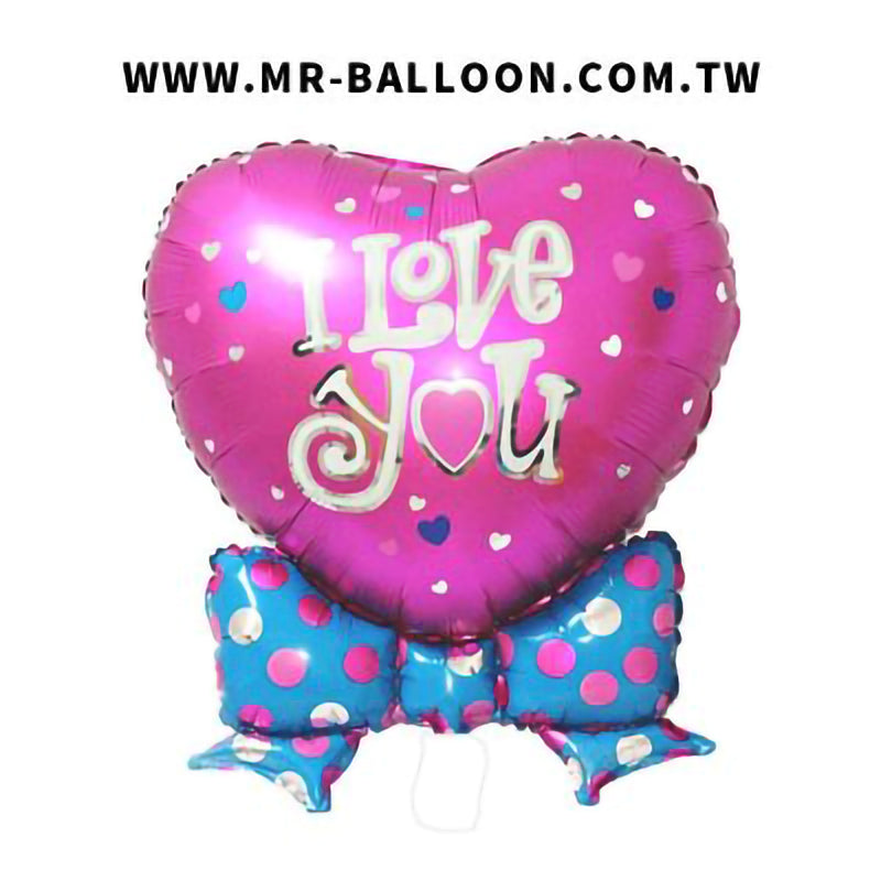 26吋蝴蝶結愛心67cm