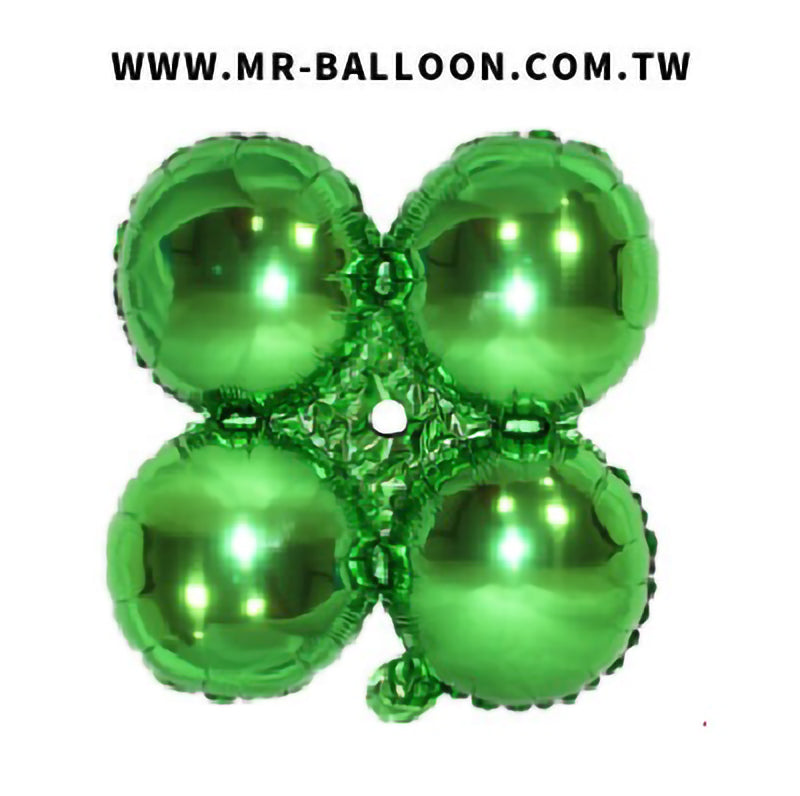 17吋小四輪/44cm淺綠 | 氣球先生 Mr. Balloon | 適合生日派對、兒童派對、婚禮佈置 | 多輪造型氣球 | 新竹氣球專賣店