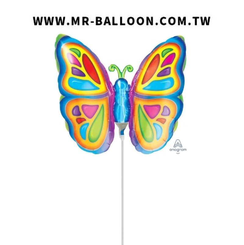 13吋亮彩蝴蝶33cm | 迷你蝴蝶氣球 | Mr. Balloon