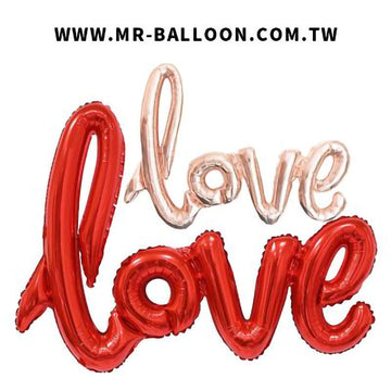 41吋連寫love105cm 玫瑰金/紅/銀