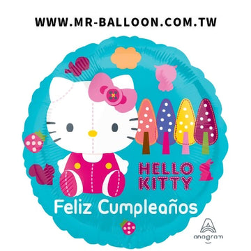 18吋 Kitty生日快樂45cm