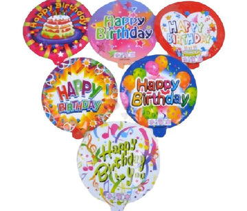 5.8吋生日氣球(1入) 自動充氣錫箔氣球 - MR.Balloon 氣球先生