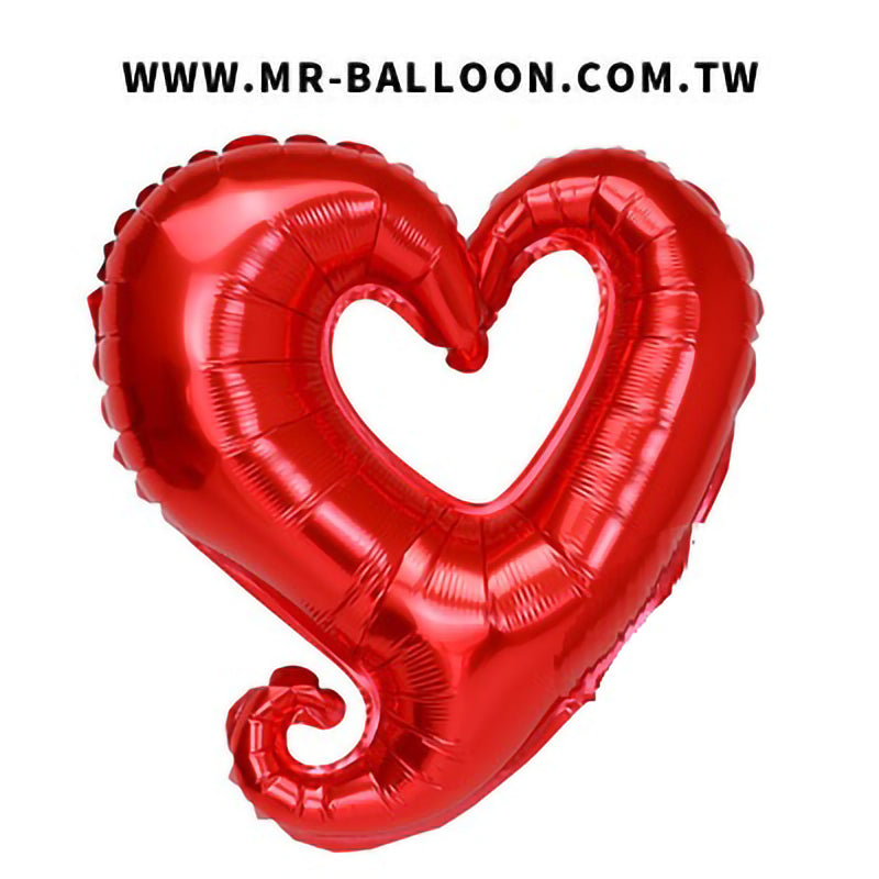 40吋勾勾心紅色101cm