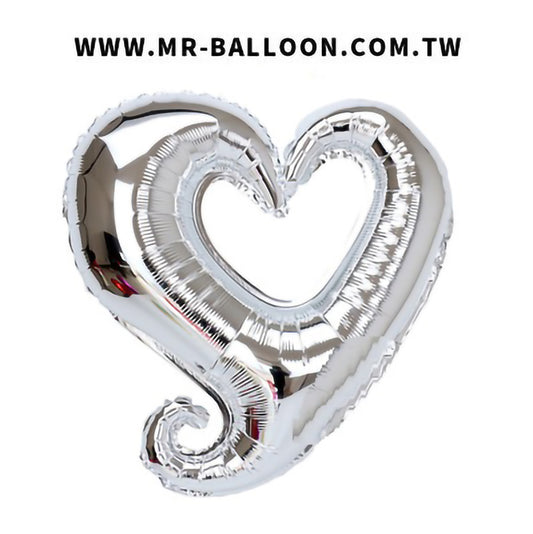 40吋勾勾心(銀)101cm