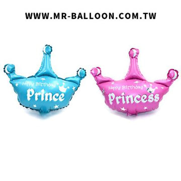 17吋小皇冠/藍/粉 44cm | 新生兒迷你皇冠 | Mr. Balloon
