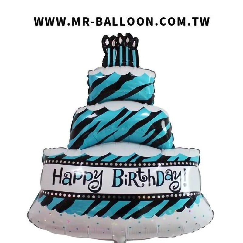 36吋大蛋糕(湖水綠)90cm | 清新大型蛋糕 | Mr. Balloon