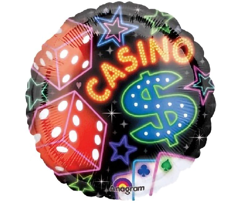 18吋 CASINO 45cm 錫箔氣球 - MR.Balloon 氣球先生