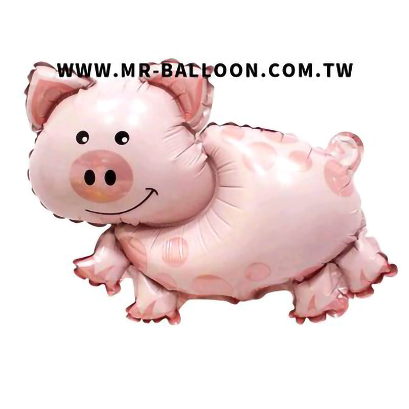 25吋 粉紅豬 89cm