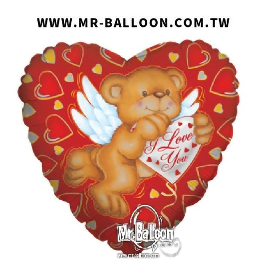 18吋丘比特熊我愛你45cm
