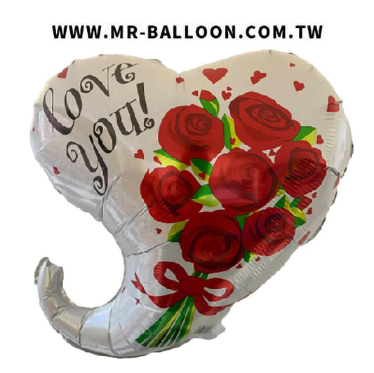 18吋紅玫瑰我愛你