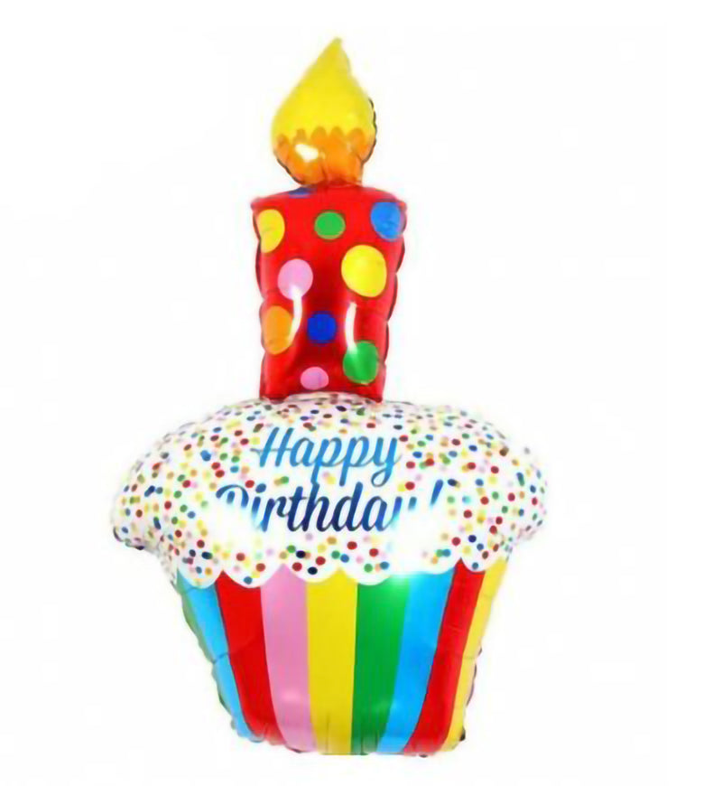 53吋彩色條紋蛋糕 135cm | 大型派對主角 | Mr. Balloon