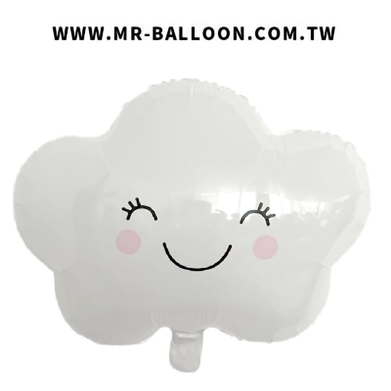 19吋微笑雲朵48cm | 笑臉雲朵設計 | Mr. Balloon