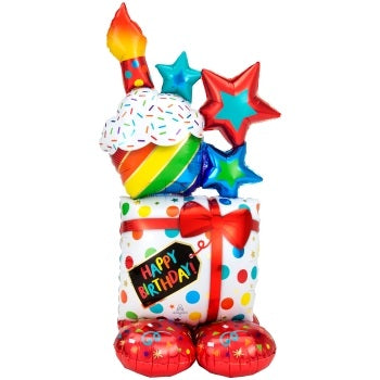 站立氣球-45吋生日禮物114cm | 站立式禮物盒 | Mr. Balloon