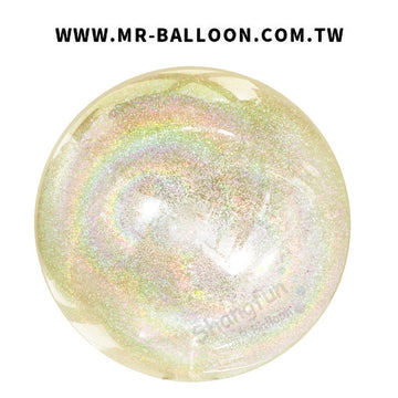 20吋雷色金波波球50cm | 雷射金色光澤 | Mr. Balloon