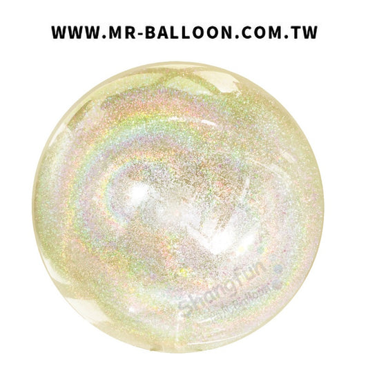 20吋雷色金波波球50cm | 雷射金色光澤 | Mr. Balloon